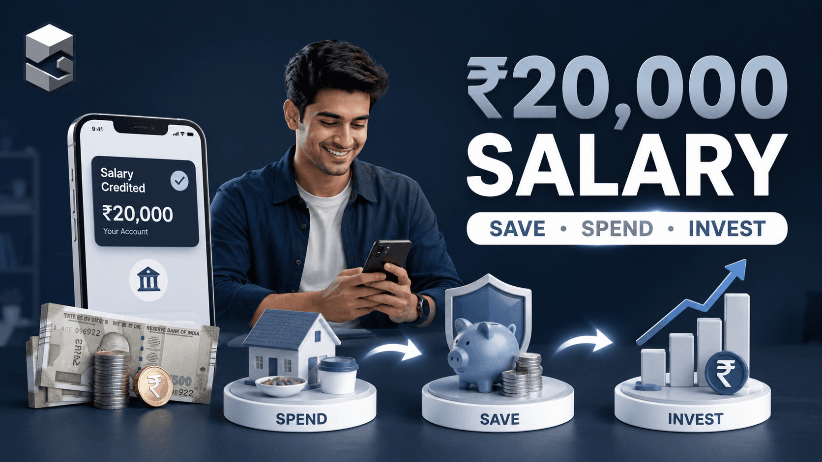 Salary budgeting framework for managing ₹15,000 to ₹30,000 monthly income in India.