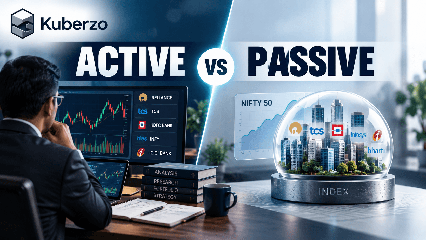 Active vs passive investing comparison for Indian mutual fund investors