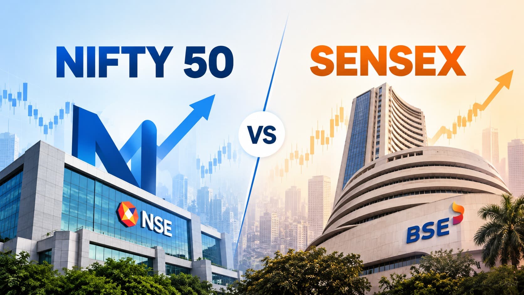Nifty 50 vs Sensex comparison for index investors