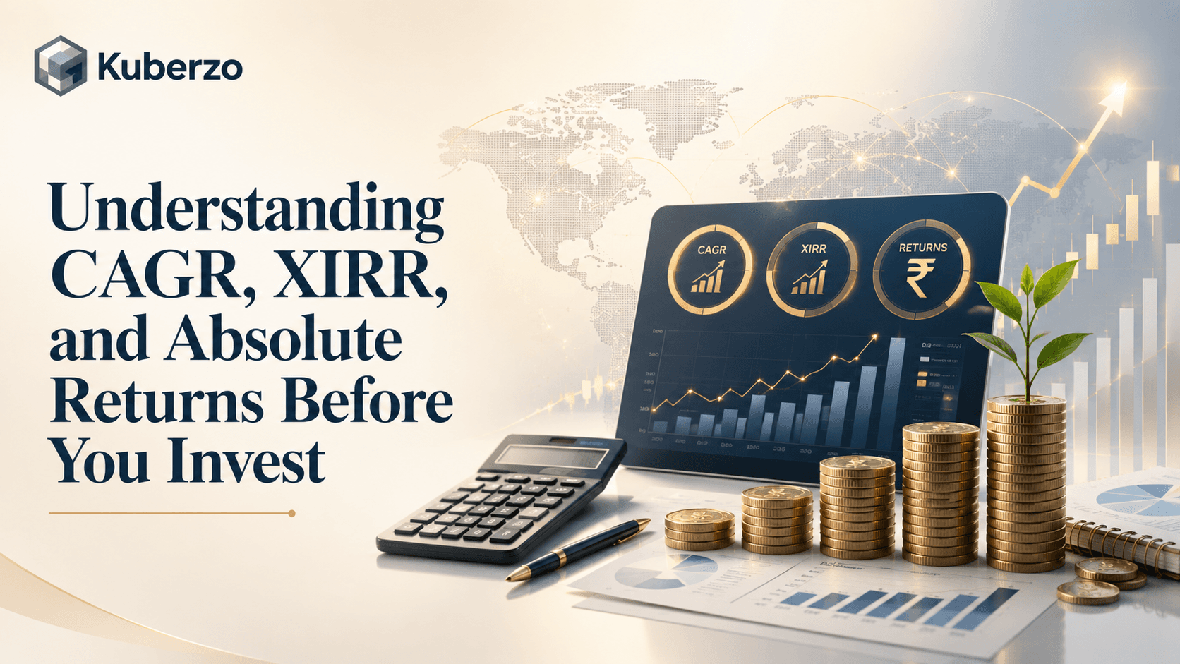 Understanding CAGR, XIRR, and Absolute Returns Before You Invest When evaluating an investment, one of the first questions investors ask is, "How much return did this investment generate?" While the answer may seem straightforward, measuring investment performance isn't always as simple as looking at profit or percentage gains. Terms like CAGR, XIRR, and Absolute Returns are commonly used in mutual funds, stocks, and other investment options to measure performance. Understanding these metrics can help you compare investments more accurately and make informed financial decisions. What Are Absolute Returns? Absolute Return measures the total percentage gain or loss on an investment over a specific period. For example, if you invested ₹1,00,000 and its value increased to ₹1,20,000, your absolute return would be 20%. This method is simple and useful for investments held over shorter periods. However, it does not consider the time taken to achieve those returns, making it less suitable for long-term performance comparisons. What Is CAGR? Compound Annual Growth Rate (CAGR) represents the average annual growth rate of an investment, assuming profits are reinvested every year. Unlike absolute returns, CAGR accounts for the time period, making it one of the most reliable ways to compare long-term investments. For example, if two investments both generate a 50% return but one takes three years while the other takes five years, CAGR reveals which investment actually grew faster annually. Because of its consistency, CAGR is widely used in wealth management, portfolio analysis, and financial planning. What Is XIRR? While CAGR works well for one-time investments, many investors contribute money at different intervals through SIPs or additional investments. This is where XIRR (Extended Internal Rate of Return) becomes useful. XIRR calculates returns by considering multiple investments and withdrawals made on different dates. Since most mutual funds involve regular SIP contributions rather than a single investment, XIRR provides a much more accurate picture of actual investment performance. CAGR vs XIRR vs Absolute Returns Although all three measure investment performance, each serves a different purpose. Absolute Returns are best for short-term, one-time investments. CAGR is ideal for comparing long-term investments made as a lump sum. XIRR is most suitable for SIPs and investments with multiple cash flows. Choosing the correct metric helps investors evaluate performance more accurately instead of relying on a single percentage figure. Why These Metrics Matter Investment returns influence important financial decisions, including retirement planning, education goals, and long-term wealth creation. Looking only at absolute returns can sometimes create a misleading impression of performance. By understanding CAGR and XIRR, investors can compare different investment options more fairly and identify investments that consistently generate long-term value. Many online calculators also use CAGR and XIRR to estimate future investment performance, making it easier for investors to plan their financial goals. Using Return Metrics in Financial Planning Whether you're investing in stocks, mutual funds, or a managed investment fund, evaluating returns correctly is essential. These metrics should always be considered alongside factors such as investment risk, financial goals, and time horizon. No single number tells the complete story, but together they provide valuable insights into how effectively your investments are growing. Final Thoughts Understanding CAGR, XIRR, and Absolute Returns can help investors make smarter decisions and compare investments more effectively. While each metric serves a different purpose, using the right one for the right situation leads to better investment analysis and stronger financial planning. Instead of focusing only on headline returns, evaluate how your investments have grown over time. This approach supports better wealth management and helps build a more informed path toward long-term wealth creation.
