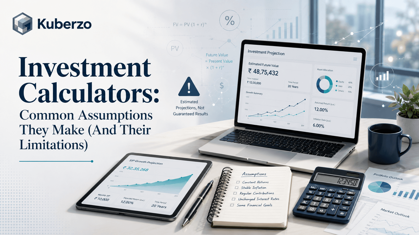Investment Calculators: Common Assumptions They Make (And Their Limitations)
