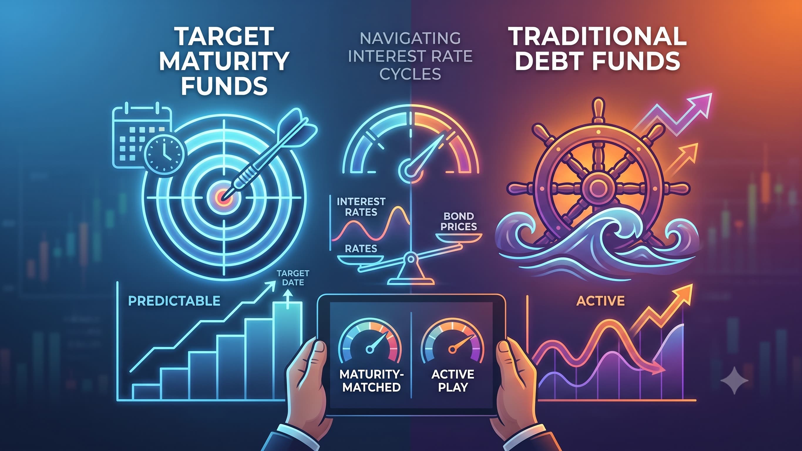 Target Maturity Funds vs Traditional Debt Funds: Interest Rate Cycles